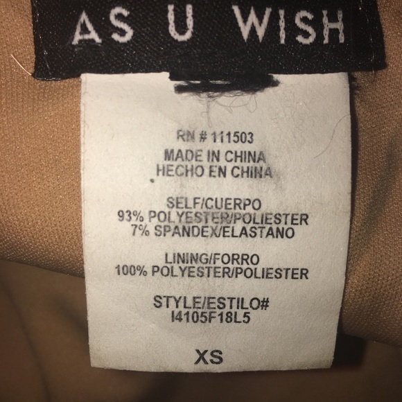 As U Wish gold sequin dress. - Picture 7 of 7